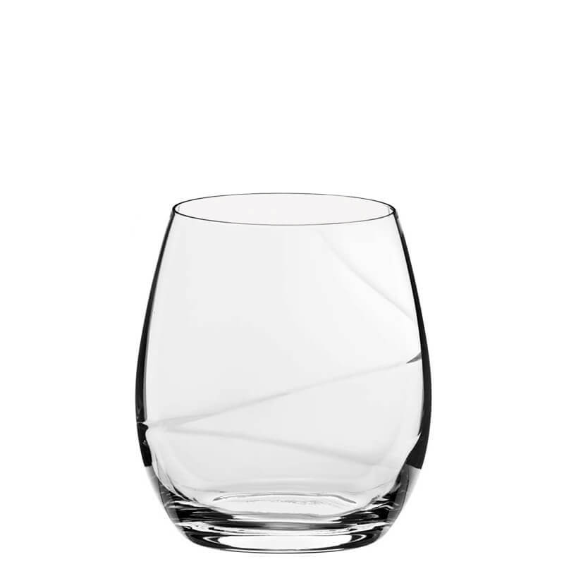 40 cl - Aero Bicchiere Vino Rosso in Vetro - Set 6 Pezzi
