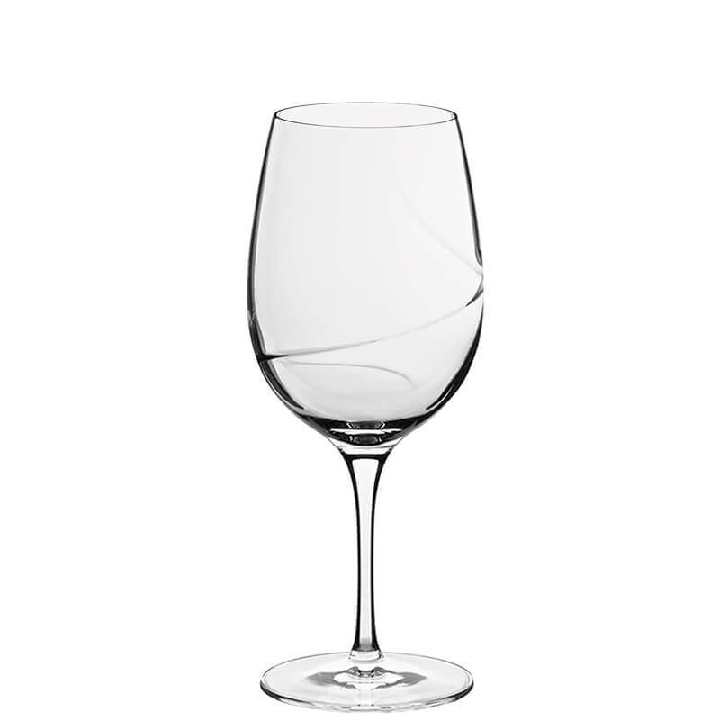 36.5 cl - Aero Calice Vino Rosso in Vetro - Set 6 Pezzi