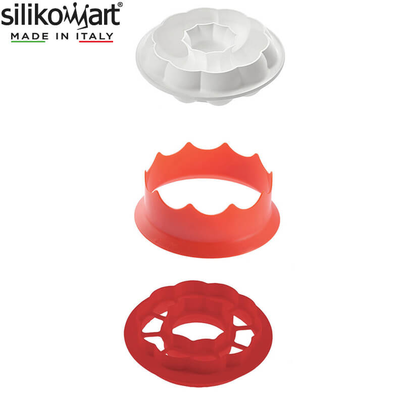 15.5 cm - Magia Del Tempo Stampo Torta Antiaderente In Silicone