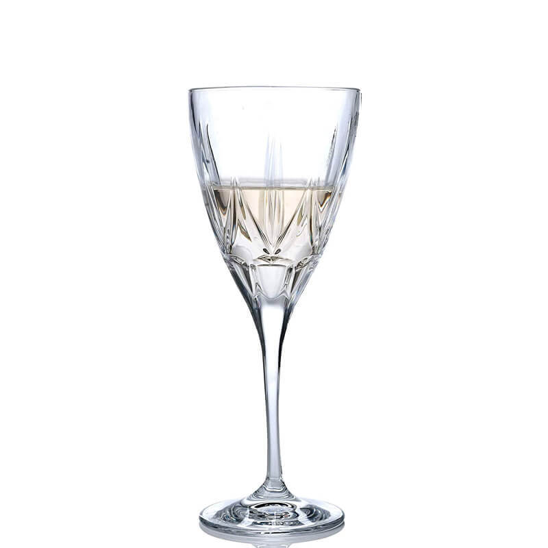 28 cl - RCR Chic Calice Multiuso in Vetro - Set 6 Pezzi