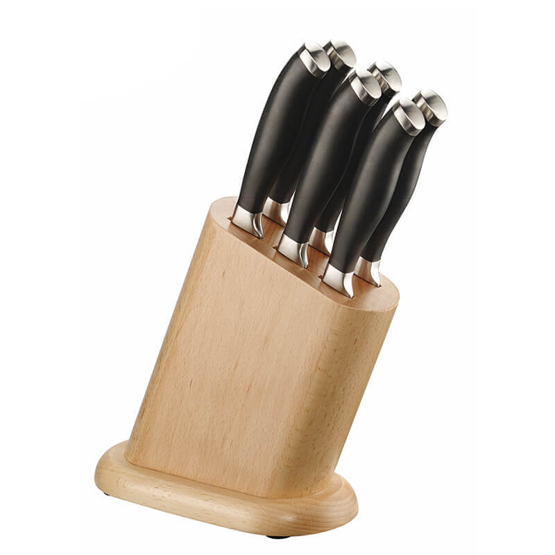 Professionali Coltelli Con Ceppo In Acciaio Inox - Legno