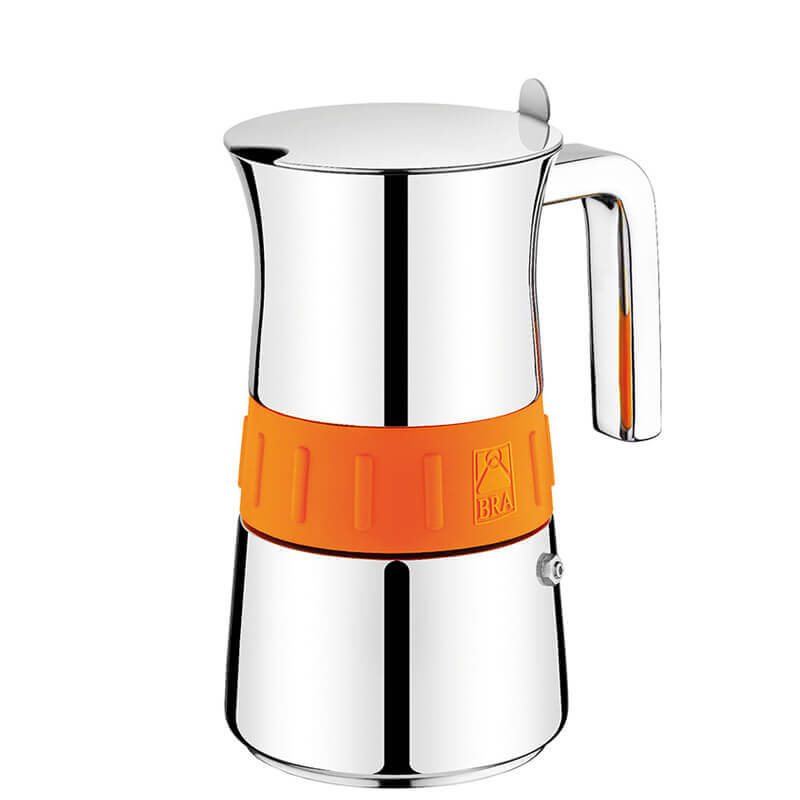 Elegance Moka e Caffettiere In Acciaio Inox