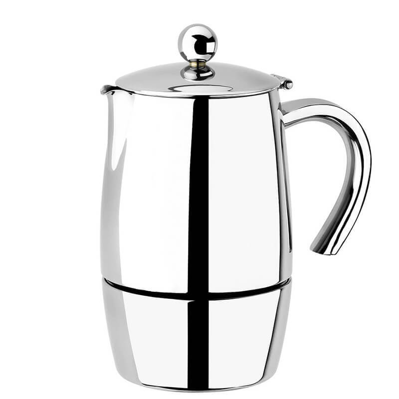 Magna Caffettiera Moka In Acciaio Inox