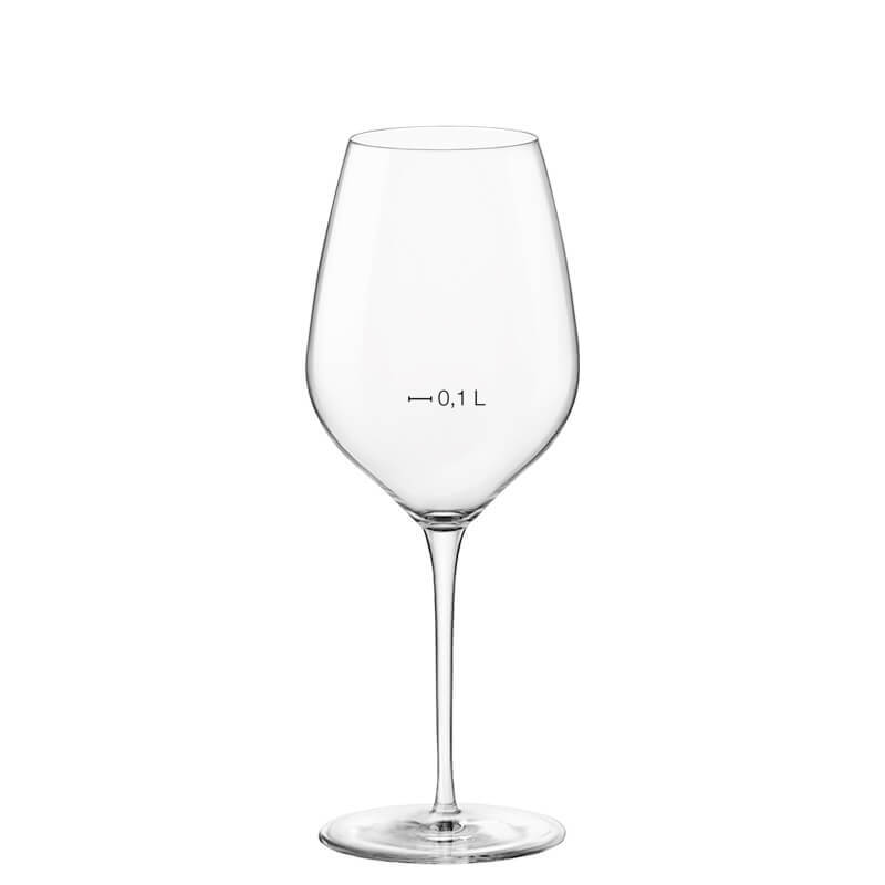 43 cl - InAlto Tre Sensi Calice Vino Bianco in Vetro - Set 6 Pezzi