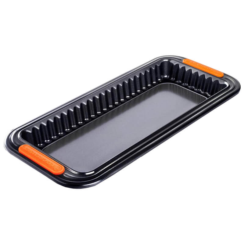 33x13 cm - Tortiera Base Removibile Rettangolare Antiaderente