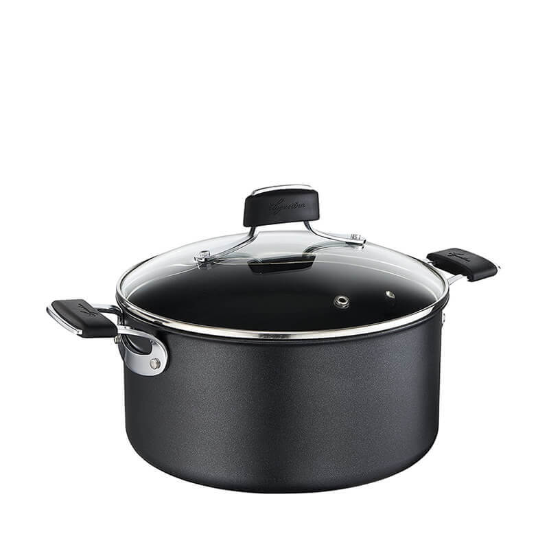 Tempra Titanium Extreme Casseruola Alta Antiaderente In Alluminio Con Coperchio