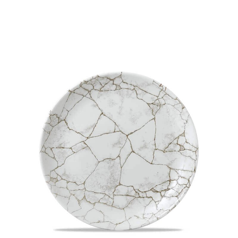 21.7 cm - Studio Prints Kintsugi Piatto Piano In Porcellana Vetrificata