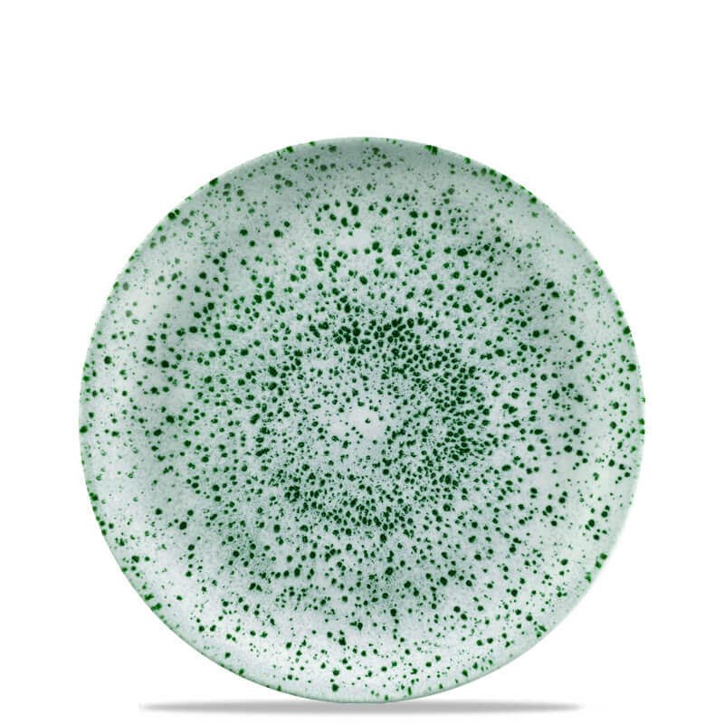 28.8 cm - Studio Prints Mineral Green Piatto Piano In Porcellana Vetrificata