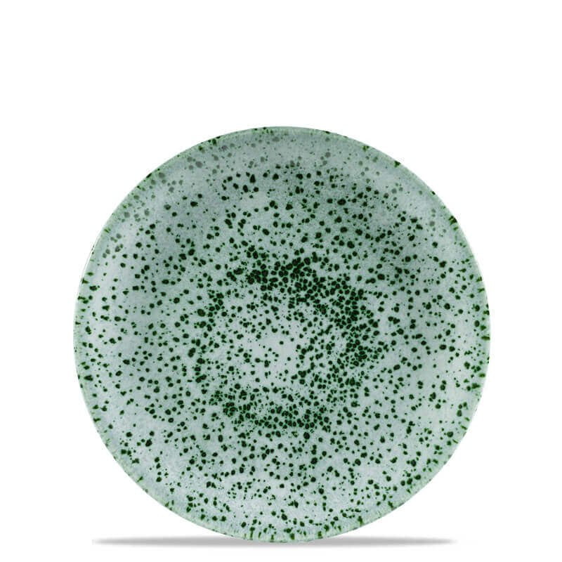26 cm - Studio Prints Mineral Green Piatto Piano In Porcellana Vetrificata