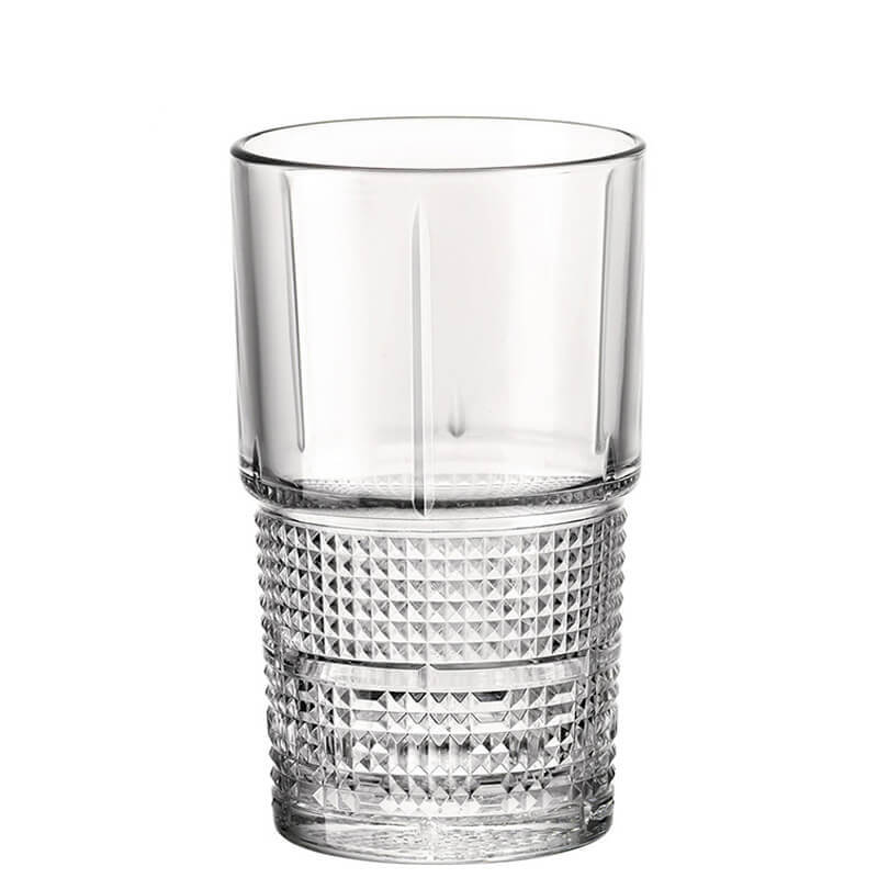40.5 cl - Bartender Novecento Bicchiere Bibita in Vetro - Set 6 Pezzi