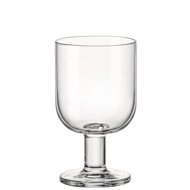 28 cl - Hosteria Calice Vino Rosso in Vetro Temperato - Set 6 Pezzi
