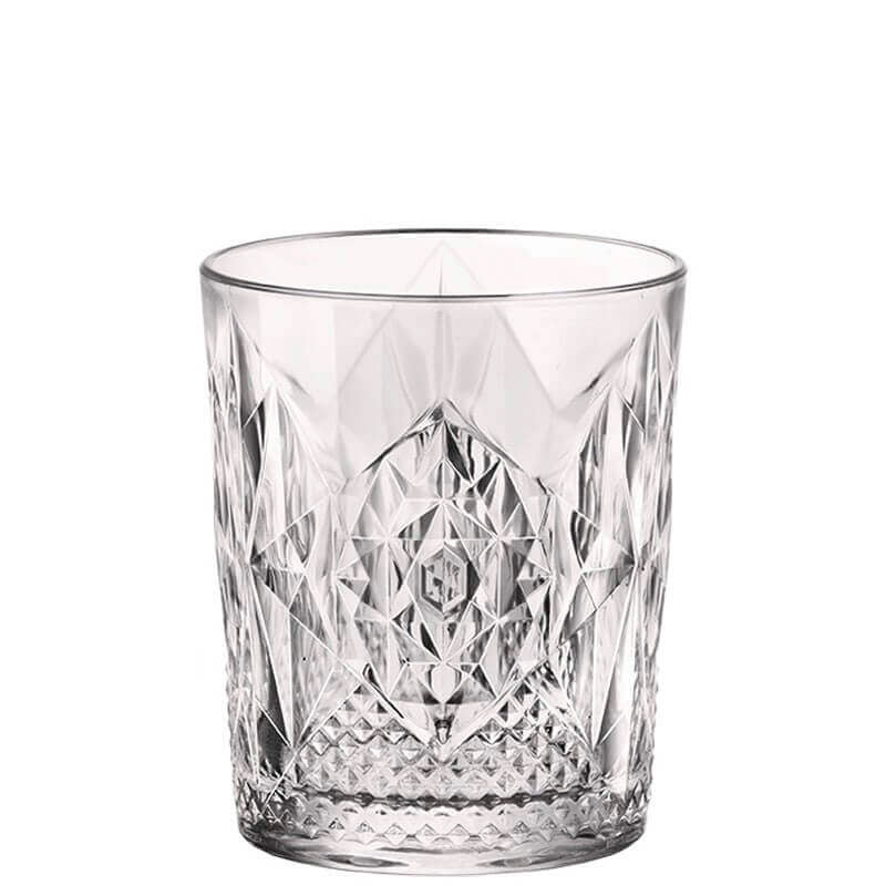 40 cl - Stone Bicchiere Whisky in Vetro - Set 6 Pezzi