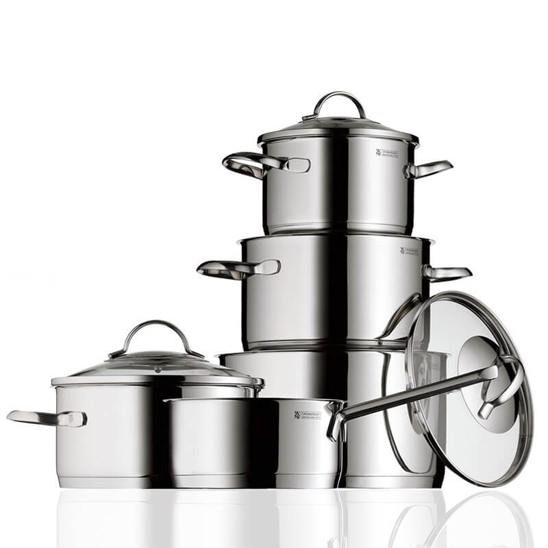 Provence Set Pentole In Acciaio Inox Cromargan - Set 5 Pz