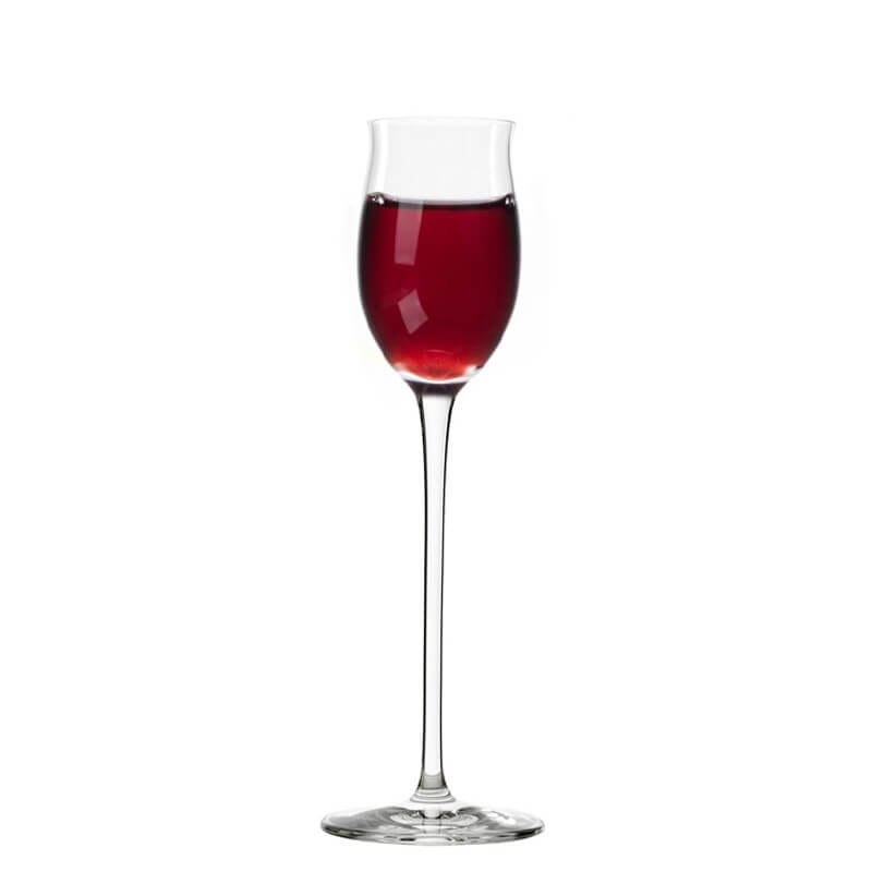 6.5 cl - Quatrophil Calice Liquore in Vetro - Set 6 Pezzi