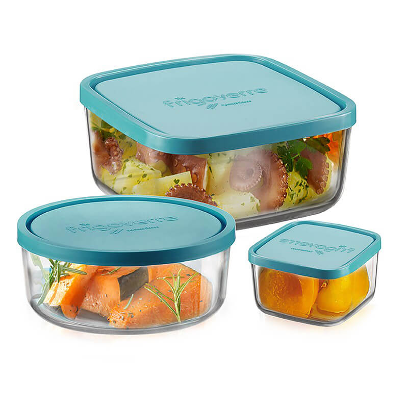 Frigoverre Classic Contenitore Per Alimenti - Set 3 Pz