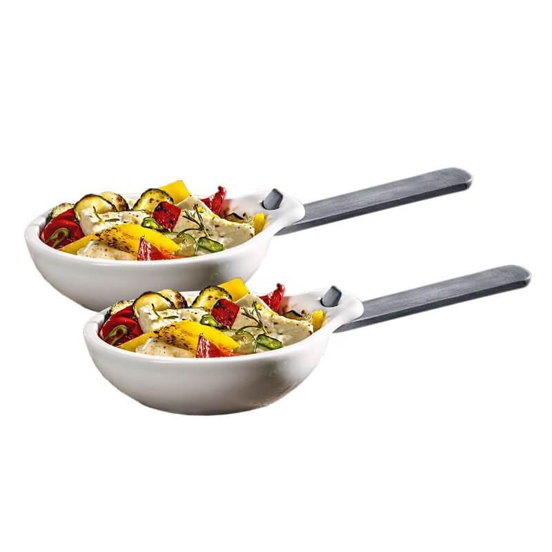 35 cl - BBQ Passion Tegamino In Porcellana - Set 2 Pz