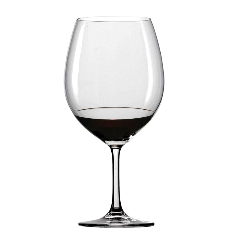 77 cl - Classic Long Life Calice Vino Rosso Burgundy in Vetro - Set 6 Pezzi