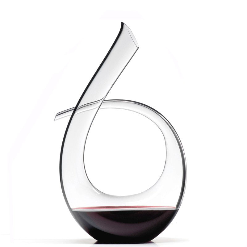 195.5 cl - Black Tie Decanter in Vetro