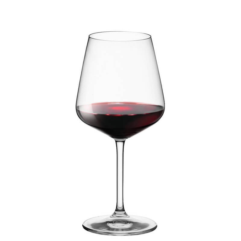 59 cl - Ovid Calice Vino Rosso in Vetro - Set 4 Pezzi