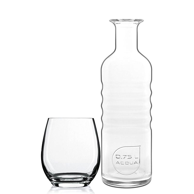 Hydrosommelier Set Bicchieri Acqua in Vetro - Set 7 Pezzi
