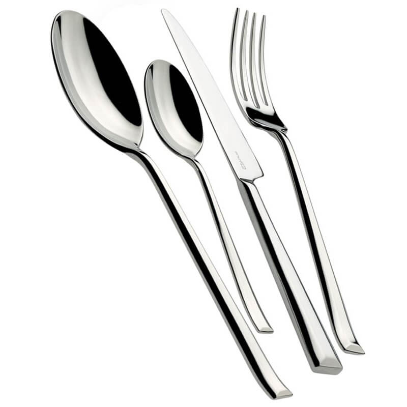 Duetto Servizio Posate Acciaio Inox - Set 24 Pz