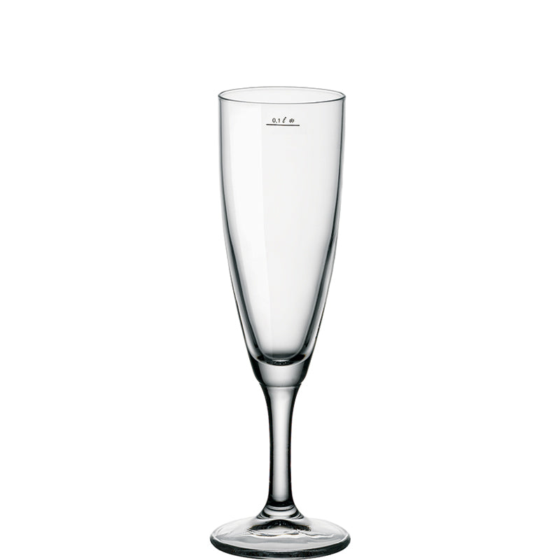 15 cl - Prosecco Calice Flute in Vetro - Set 12 Pezzi