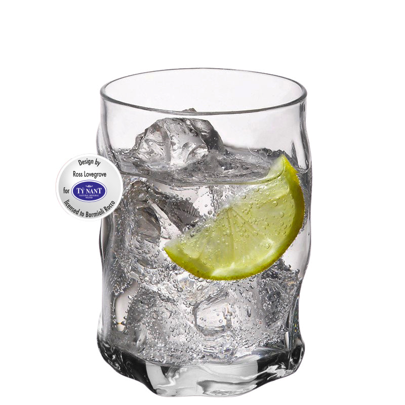 30 cl - Sorgente Bicchiere Acqua in Vetro - Set 6 Pezzi