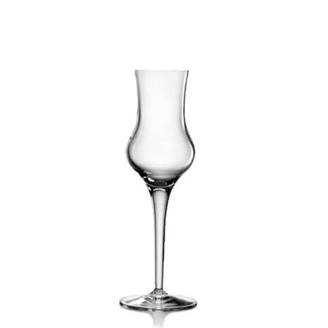 9.5 cl - Michelangelo Calice Grappa in Vetro - Set 4 Pezzi