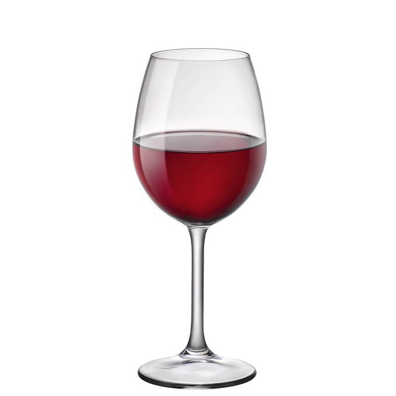 37 cl - Riserva Calice Vino Rosso Cabernet in Vetro - Set 6 Pezzi