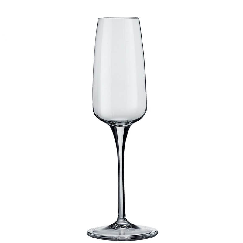 23 cl - Aurum Calice Flute in Vetro - Set 6 Pezzi