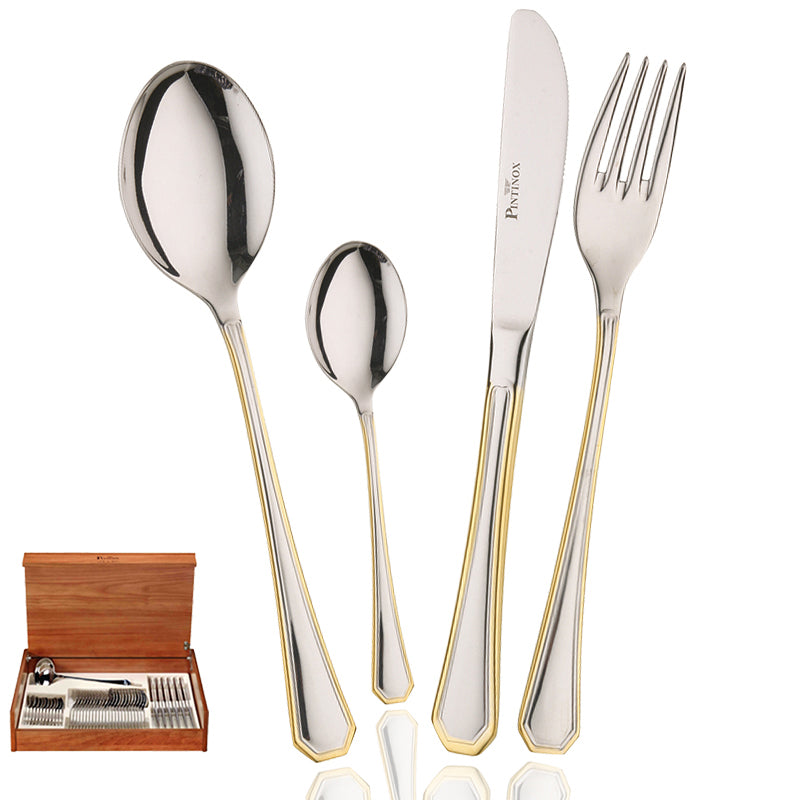 America Servizio Posate In Acciaio Inox - Set 49 Pz