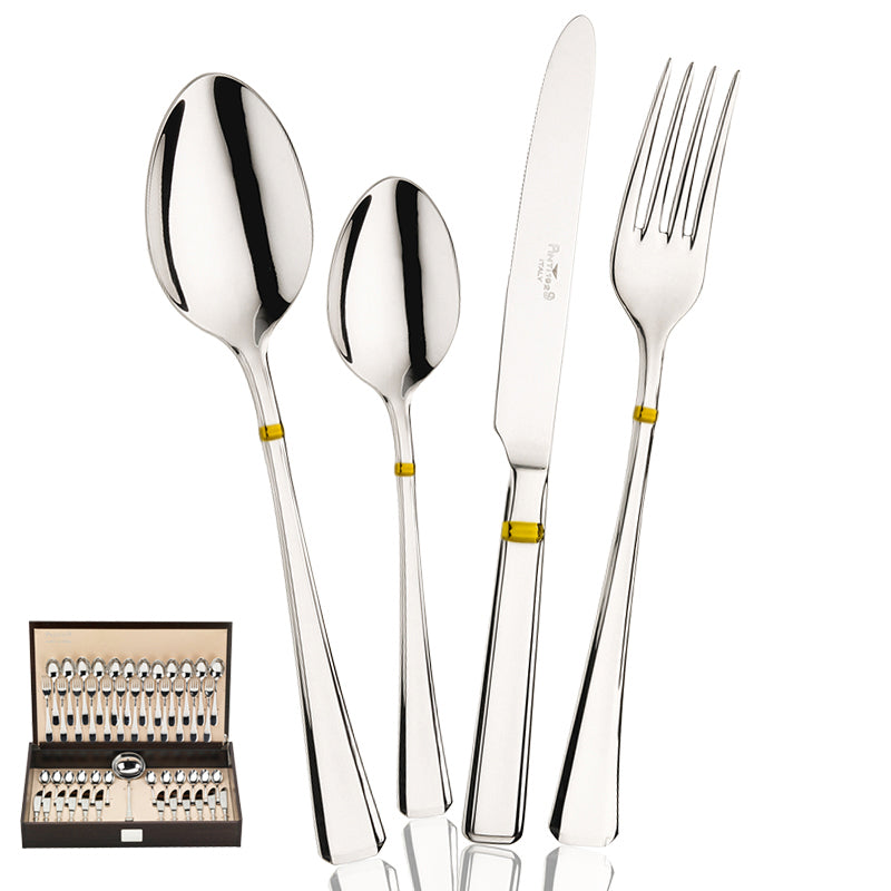 Leonardo Servizio Posate In Acciaio Inox - Set 49 Pz