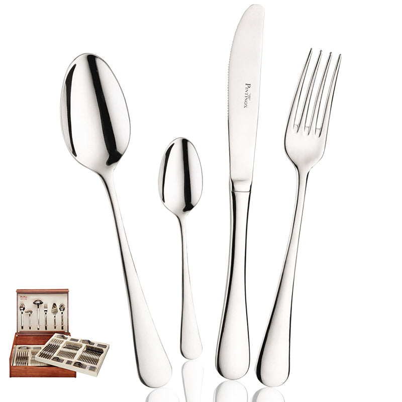 Stresa Servizio Posate In Acciaio Inox - Set 126 Pz