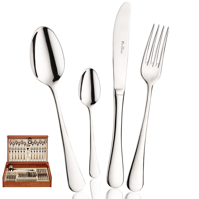 Stresa Servizio Posate In Acciaio Inox - Set 75 Pz