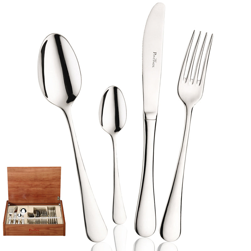 Stresa Servizio Posate In Acciaio Inox - Set 24 Pz