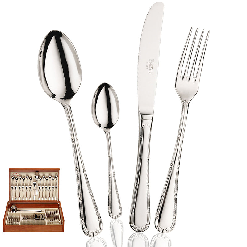 Filet Servizio Posate In Acciaio Inox - Set 126 Pz