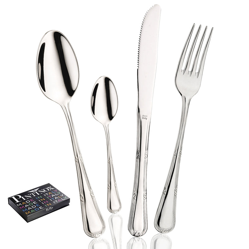 Valencia Servizio Posate In Acciaio Inox - Set 49 Pz