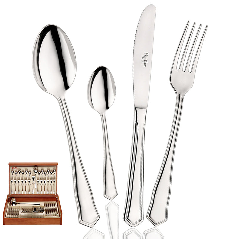 Sabrina Servizio Posate In Acciaio Inox - Set 75 Pz