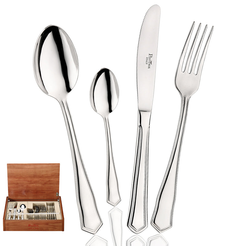 Sabrina Servizio Posate In Acciaio Inox - Set 24 Pz