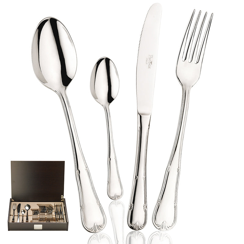 Expo Servizio Posate In Acciaio Inox - Set 24 Pz