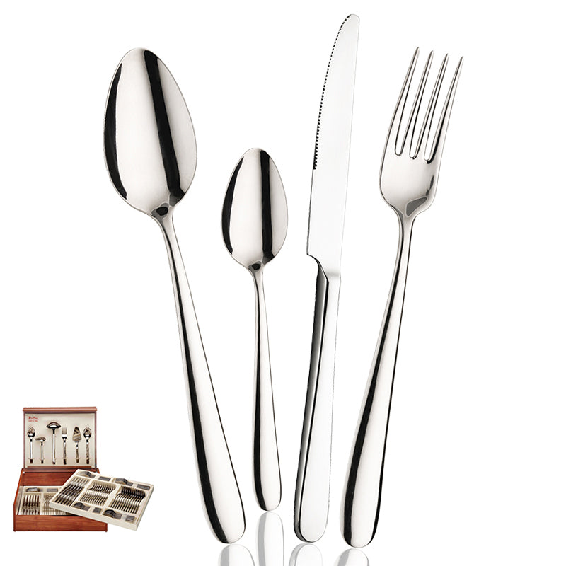 Maitre Servizio Posate In Acciaio Inox - Set 126 Pz