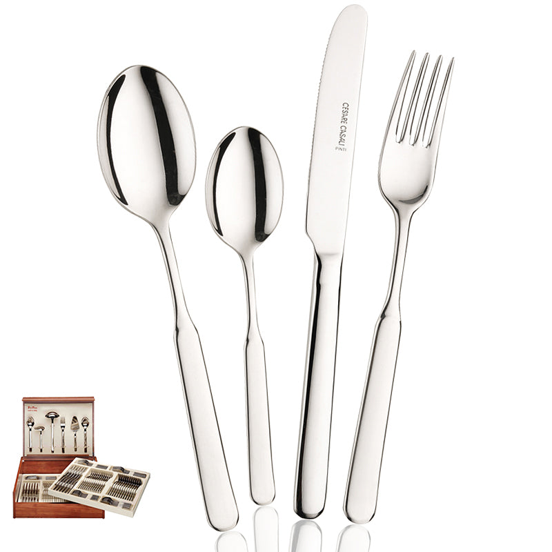 Casali Servizio Posate In Acciaio Inox - Set 126 Pz