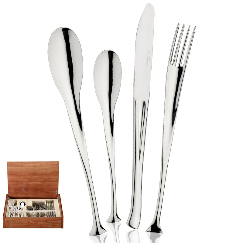 Dolphin Servizio Posate In Acciaio Inox - Set 24 Pz