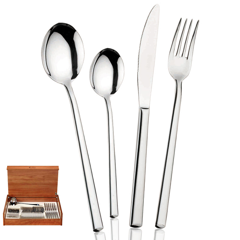 Synthesis Servizio Posate In Acciaio Inox - Set 49 Pz