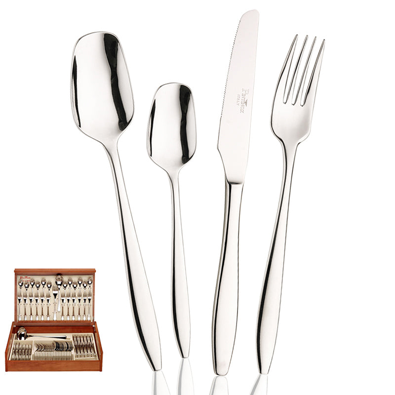 Trend Servizio Posate In Acciaio Inox - Set 75 Pz