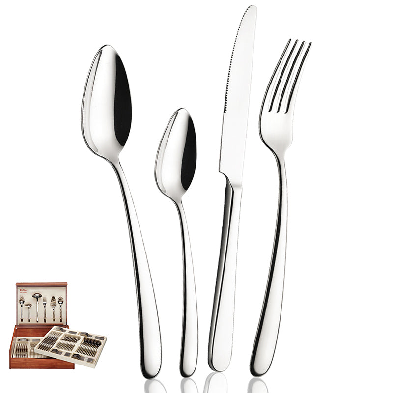 Savoy Servizio Posate In Acciaio Inox - Set 126 Pz