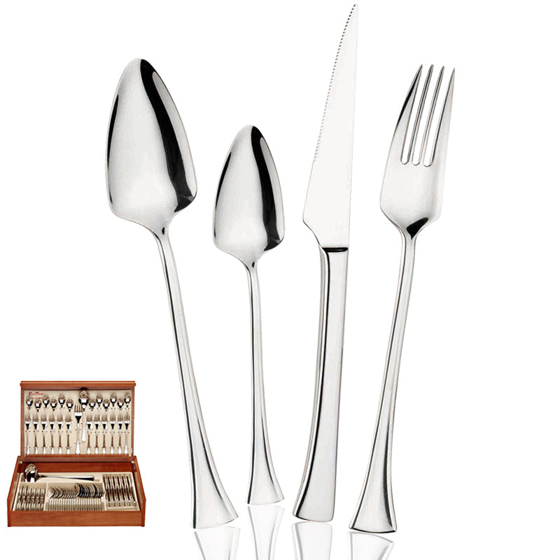 Liberty Servizio Posate In Acciaio Inox - Set 75 Pz