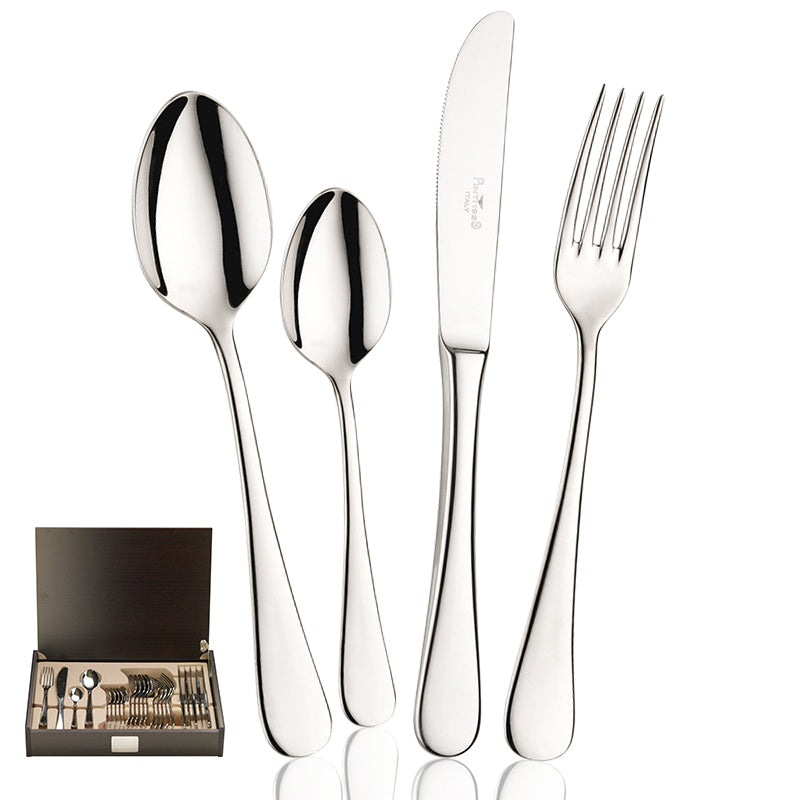 Pitagora Servizio Posate In Acciaio Inox - Set 24 Pz