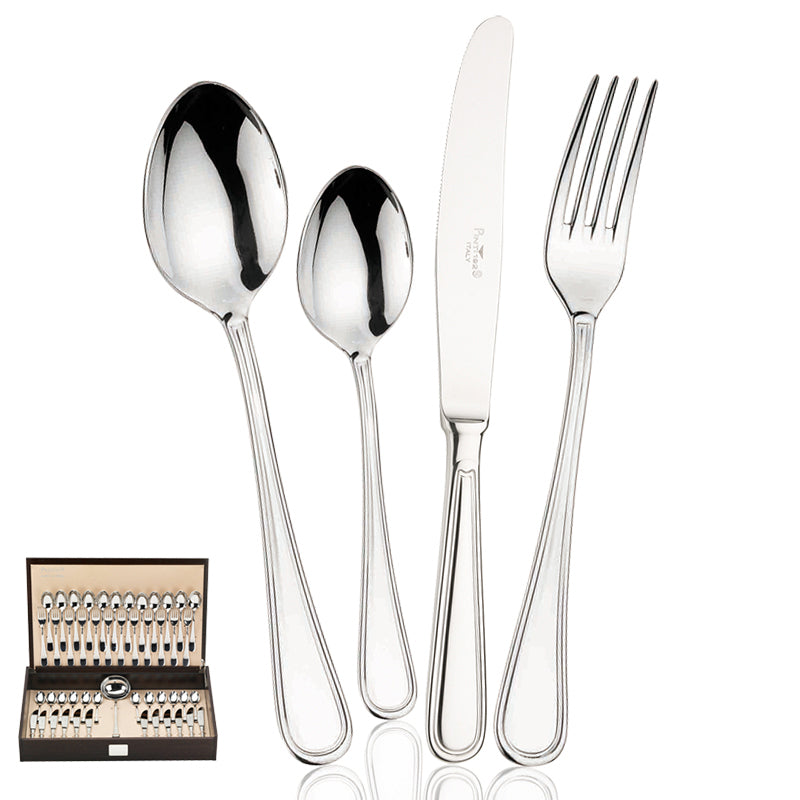 Byron Servizio Posate In Acciaio Inox - Set 49 Pz