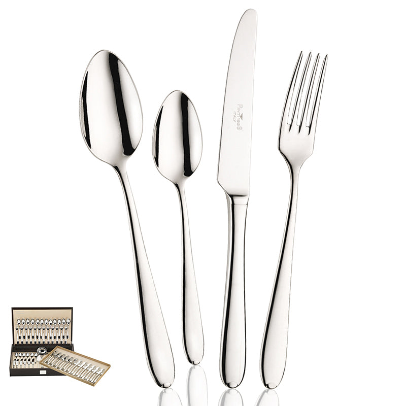 Palladium Servizio Posate In Acciaio Inox - Set 75 Pz